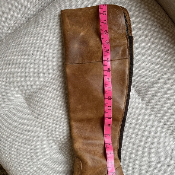 FLY LONDON Leather Tall Brown OTK Boot - Size 37 - Picture 9 of 11